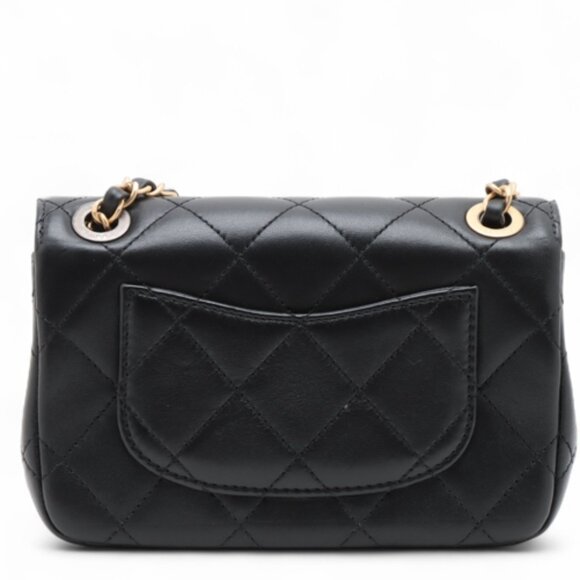 Chanel Mini Matelasse Lambskin Single Flap Single Chain Bag - COA Included - Picture 2 of 12